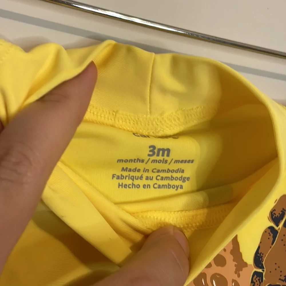 Carter’s Turtle Swim Top Sz 3 Mo NWT